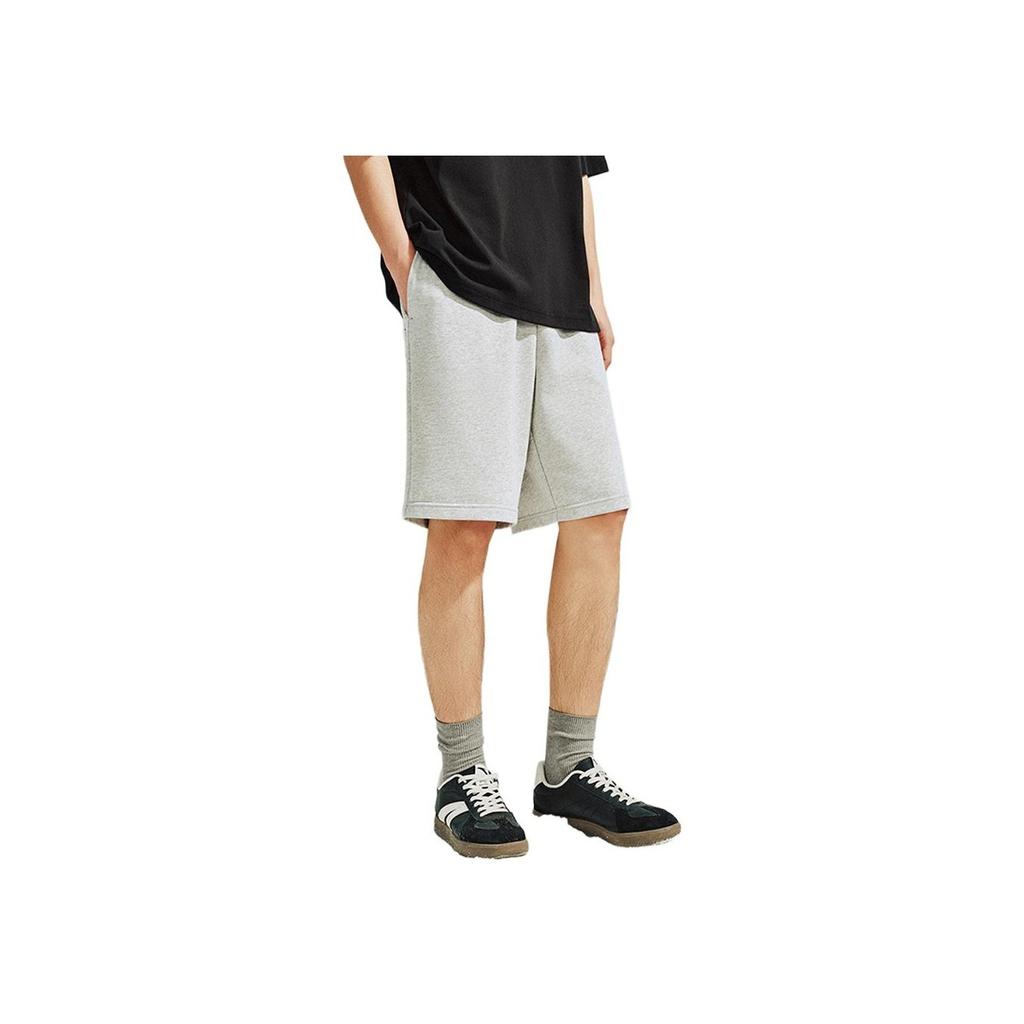 Anta X Seal Look Collaboration Lifestyle Series Sport Simple Letter Loose Fit Casual Shorts Men Shorts Gray Gray-Floral 952528308-1