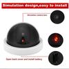 New 2-Pack White Dome LED Fake Security Cameras for Home & Outdoor