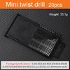 150 pcs/set Electric Drill Twist Drill Bit Set 0.4-0.9 each 10PC/1.0-3.2 each 5PC for wood drilling Woodworking Drill Bits