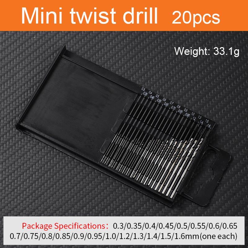 

150 pcs/set Electric Drill Twist Drill Bit Set 0.4-0.9 each 10PC/1.0-3.2 each 5PC for wood drilling Woodworking Drill Bits