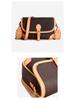Women's Vintage Color Block Saddle Crossbody Bag - Large Capacity, Single Shoulder, Commuter Style 2025