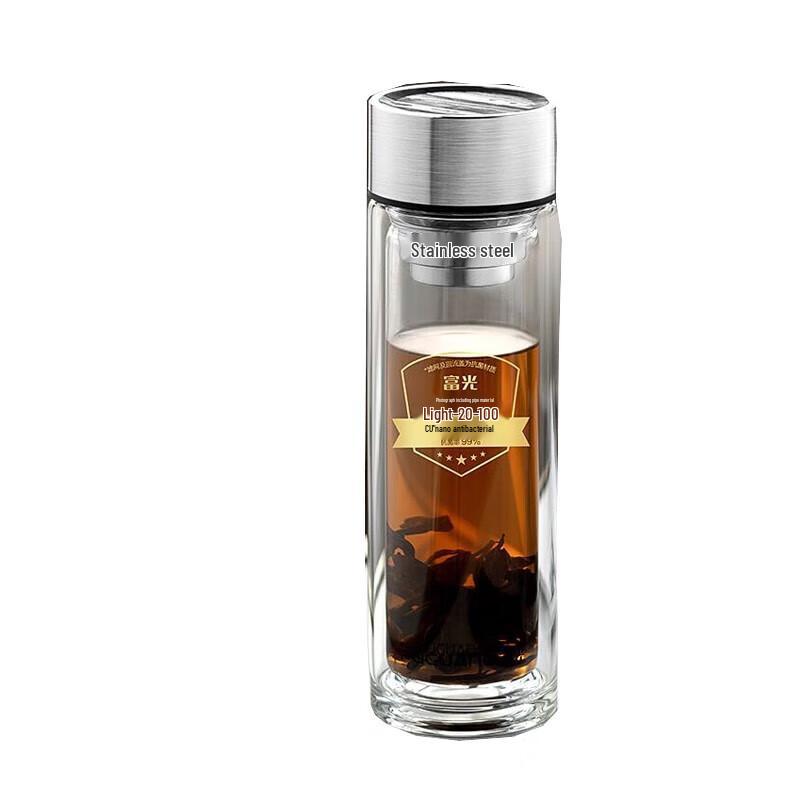 FUGUANG Mingyi Double Wall Glass Tea Tumbler