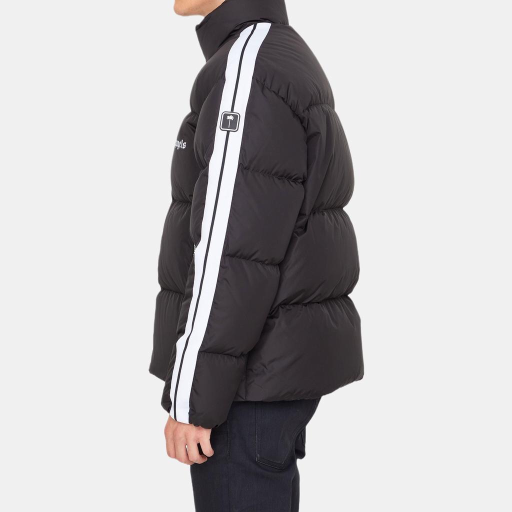 Palm Angels Logo-Besatz Kurze Daunenjacke PMED019F22FAB0011001
