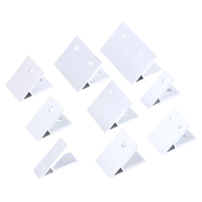 2020 3030 4040 4545 5050 6060 Winkelverbinder-Set 2 Stück 45 Grad Aluminium-Winkelverbinder für Möbelbau