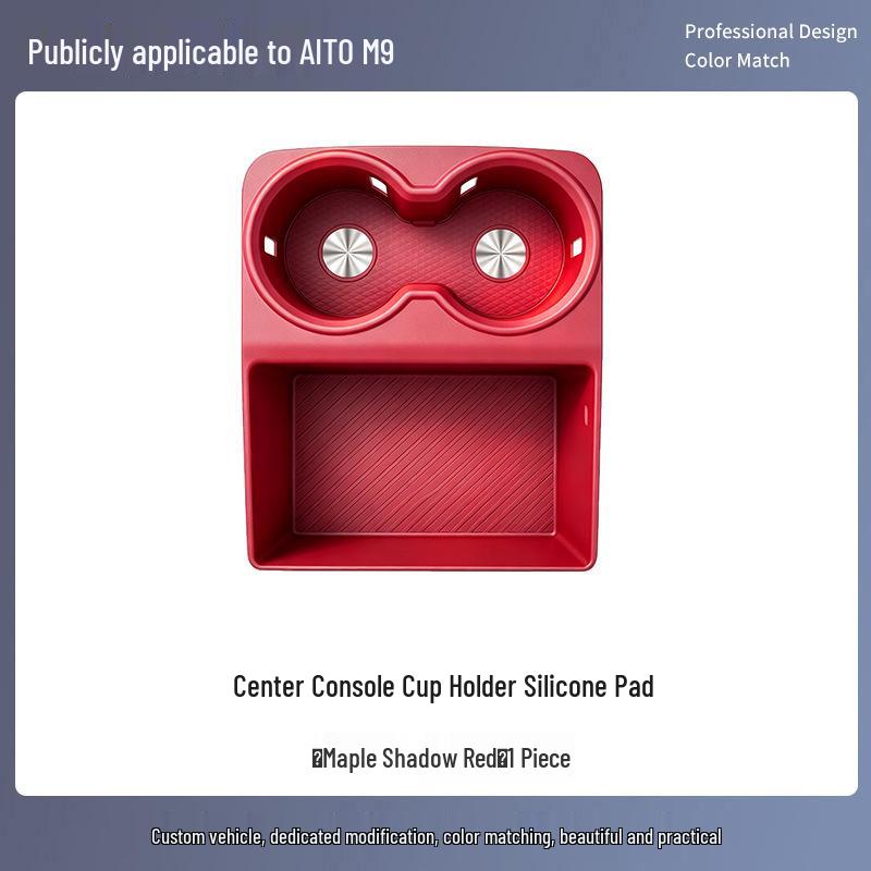 AITO M9 Water Cup Holder Storage Tray Protective Pad – Fits 26 Models