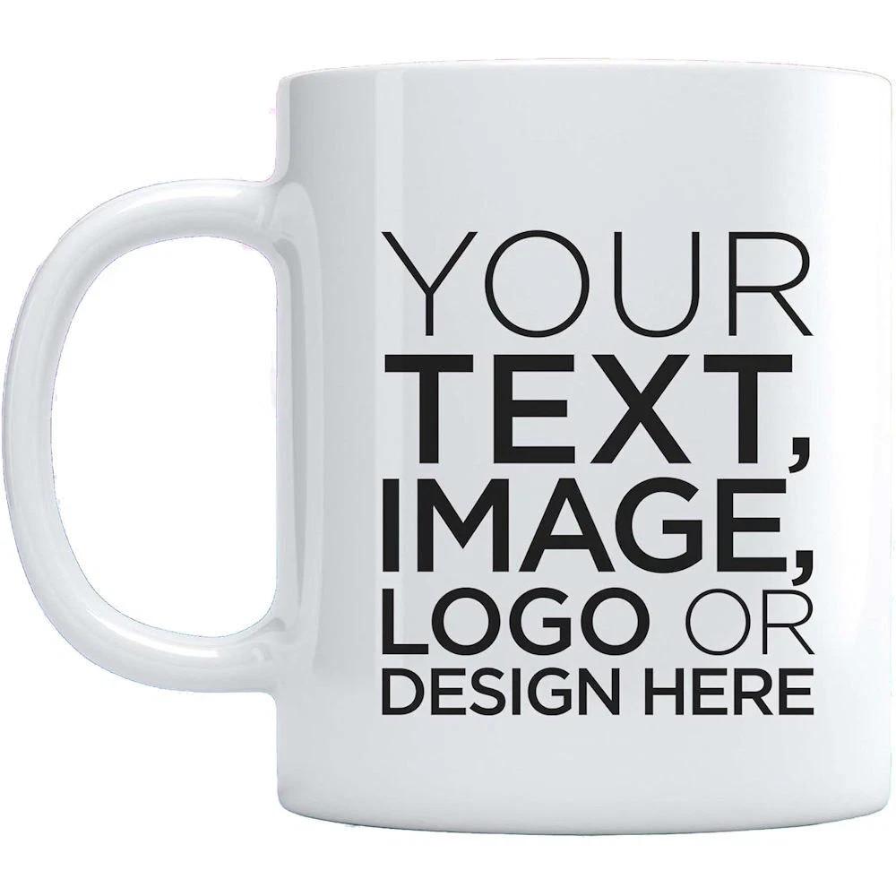 Custom Printed Mug • Personalised Print Christmas Gift Image Text Photo Mugs Cup Unisex T-Shirt S