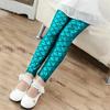 Unisex Fish Scale Leggings: Stylish Slim Fit with Punk Sequins for Men, Women & Kids