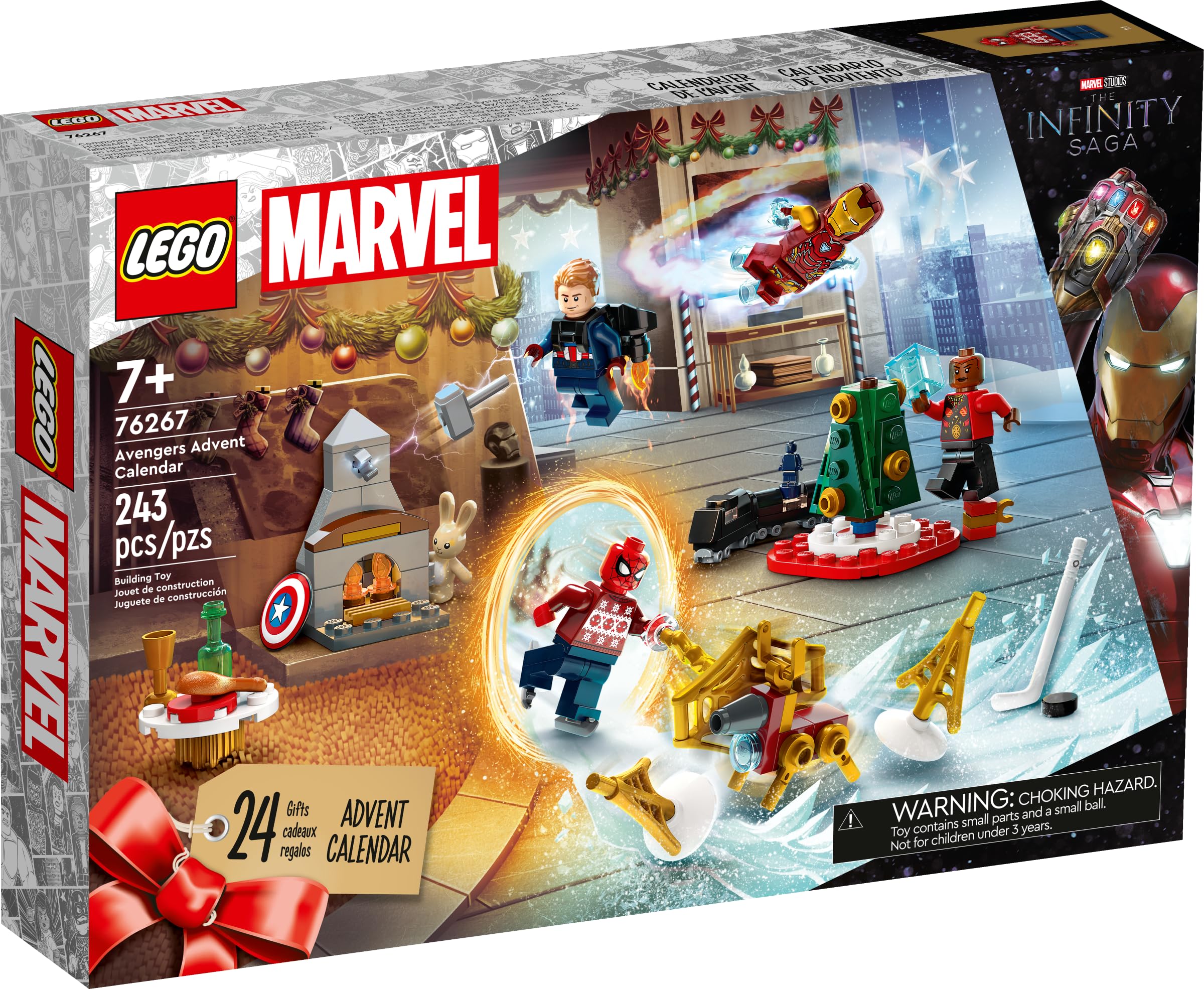 

LEGO 76267 Marvel Мстители Адвент-календарь 2023 (243 штуки)