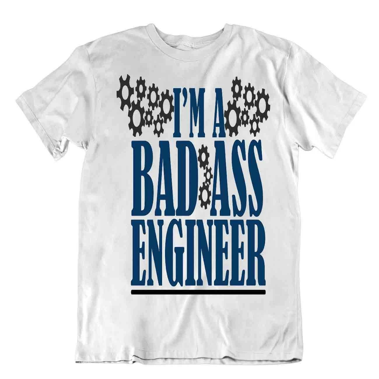 I m A Basass Engineer Tshirt Funny T-Shirt Unisex Cool Gift Tee XL