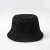Fashion Lamb Wool Solid Color Soft Plush Hat Vintage Fisherman Cap Outdoor Trend