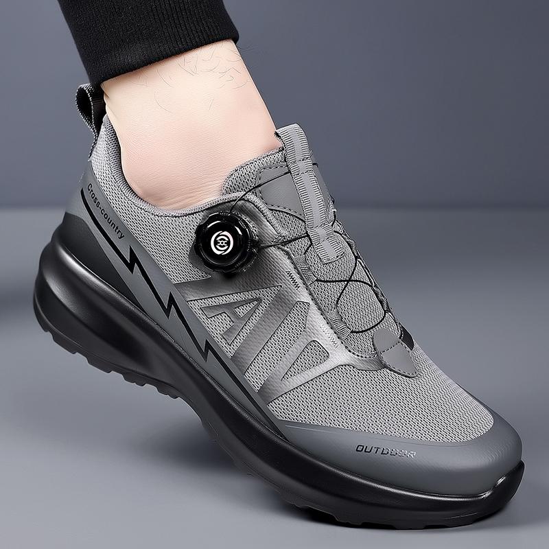 Spring Hot Selling Men Outdoor Sports Shoes Thick Soled Wear Resistant Hiking Shoes Breathable And Comfortable Men'S Shoes