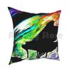 ThermalSpaced Piano Pillow Case Printed Home Soft DIY Pillow Cover Piano Music Hand Drawn Digital Art Negative Space Sight