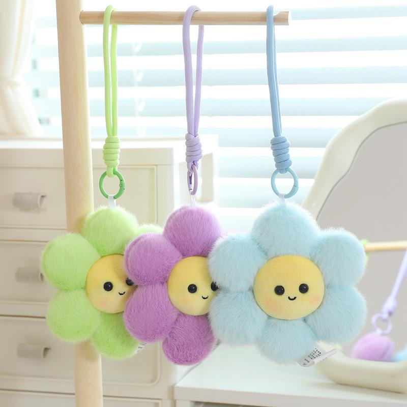 New Cute Gummy Flower Sunflower Pendant - Sweet Portable Style Women's Bag Charm