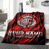 Name Custom Deportivo Toluca FC Print Flannel Blanket High Quality Warm Comfortable Cover for All Seasons Perfect for Gifts Home Decor