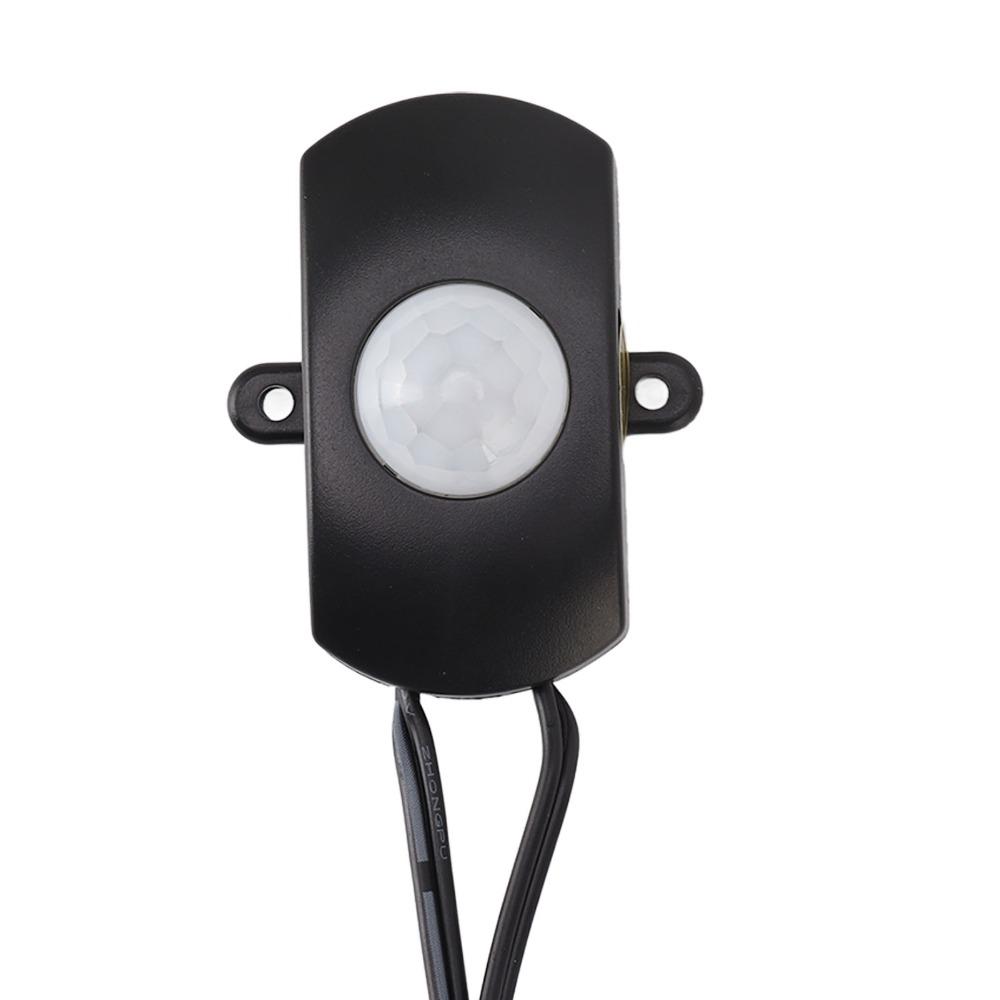 Black Infrared Automatic Switch Detector DC 5-24V PIR Motion Sensor Switch  Cabinet Lights