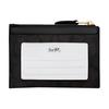 New COACH Skinny Id Case Artificial Leather With Plastic Card Holder Mini Women's Walnut & Black CW870-IMXAQ