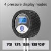 Ball Pressure Gauge Digital Display Barometer 0-1.4Bar With Rubber Protective Cover For Football Basketball Volleyball