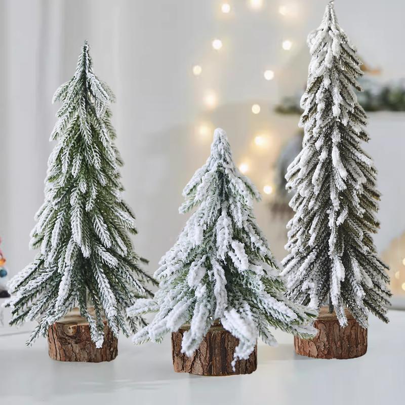 1 stk Mini Snødekt Juletre Fallende Snø Juletre Skrivebord PE Juletre PE Snødekt Julepynt