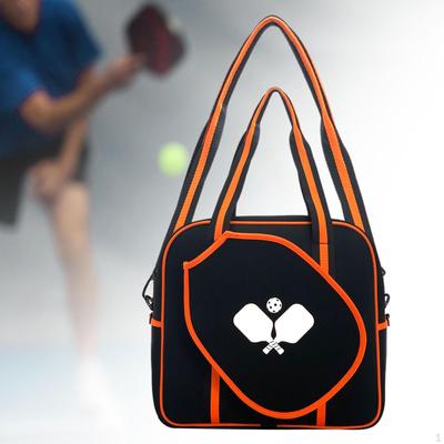 Tennis Bag Racket Shoulder Crossbody for Women Men Large Capacity Racquet Carry