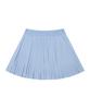 Ron And Marie [Women'S] Sky Blue Wide-Band Pleated Skirt