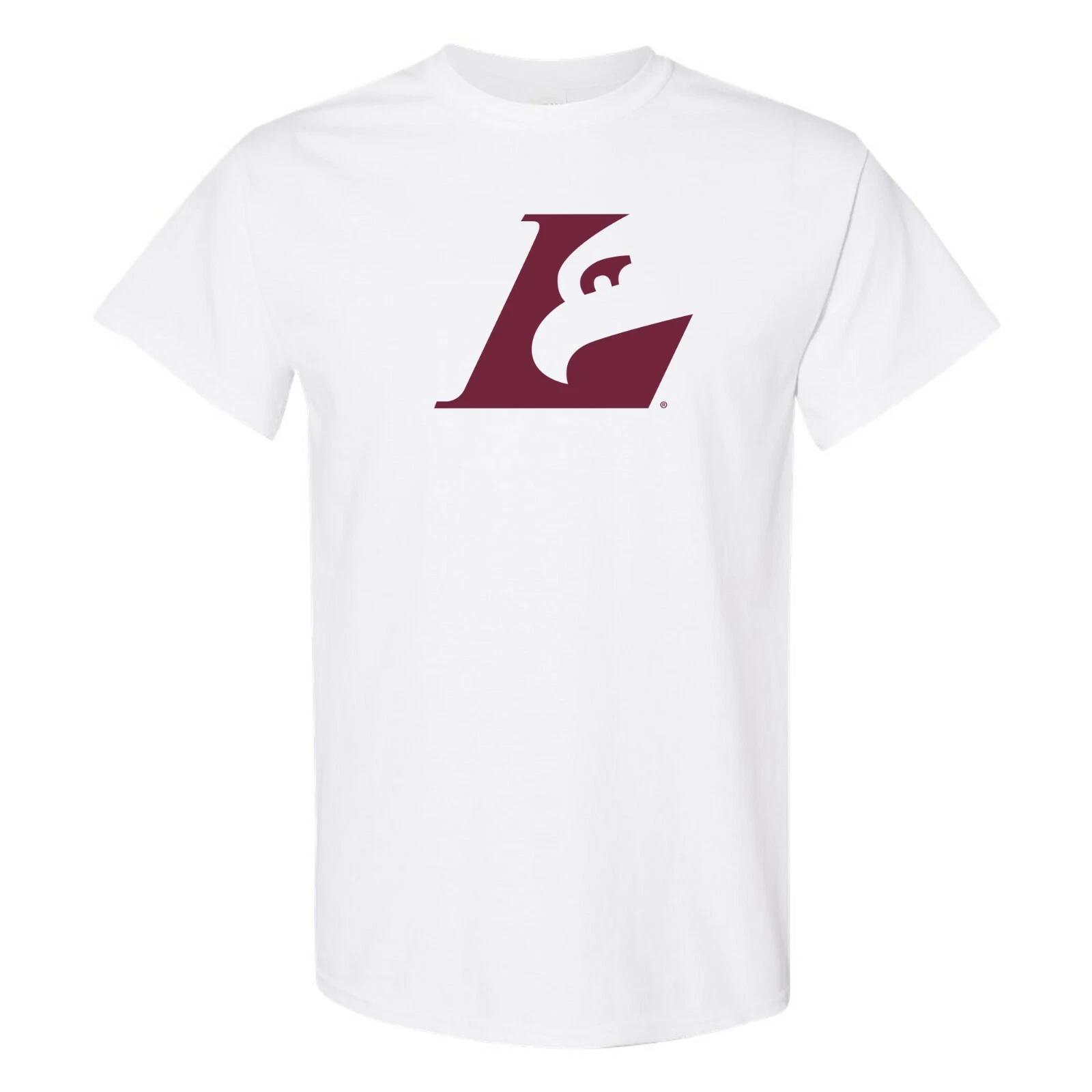 Wisconsin-La Crosse Eagles Primary Logo Short Sleeve T-Shirt - White 4XL
