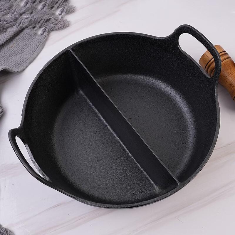 Wutuo 31cm Gusseisen Yuan-yang Hot Pot