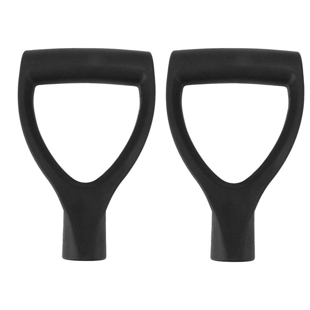 2PCS Plastic Shovel D Grip Handle Compact Plastic D Grip Durable D Shaped Grip Handle