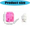 3D Dwarf Figurine Silicone Mold For Resin Casting and Making Candle Soap Chocolate and Gypsum Sculpture Christmas Decoration