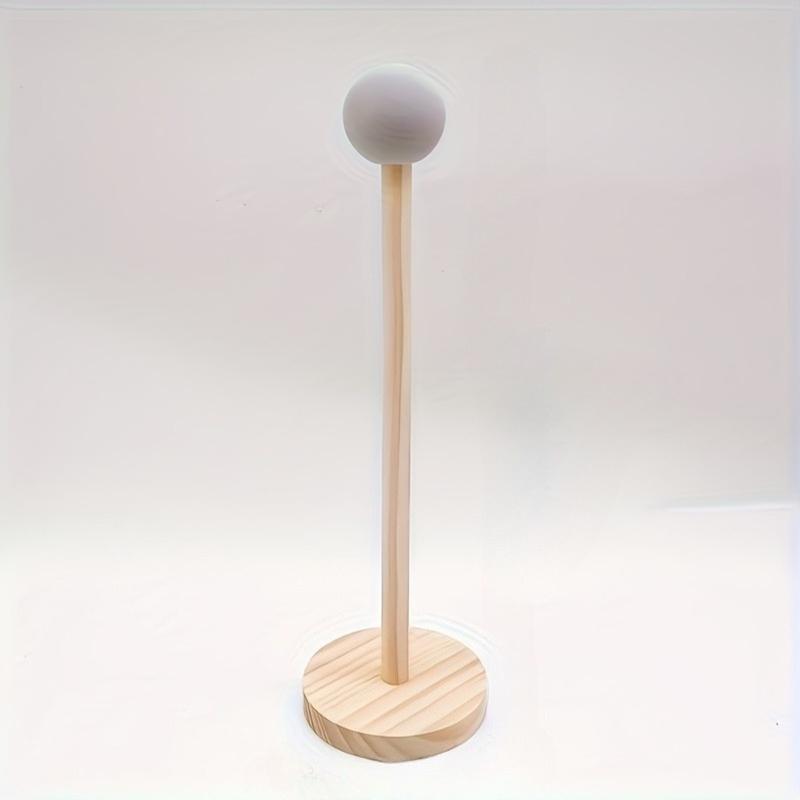 Solid Wood Hair Tie & Accessory Organizer - Stylish Display Stand Suitable for Hair Accessories and Headbands Countertop Storage