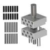 Flexibler Miniatur-Metallschraubstock Tragbares Design für Modellbau und DIY-Projekte mit einstellbarer Höhe und rutschfester Basis