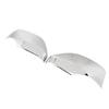 Pair of Chrome Plated Side Mirror Covers Caps Stick On Left Right Exterior Rear View Mirror Cap For