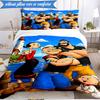 Set Biancheria da Letto con Popeye che Mostra la sua Forza, Include 1 Copripiumino e 2 Federe, Perfetto per Camera da Letto, Dormitorio, Regalo di Natale per Fan