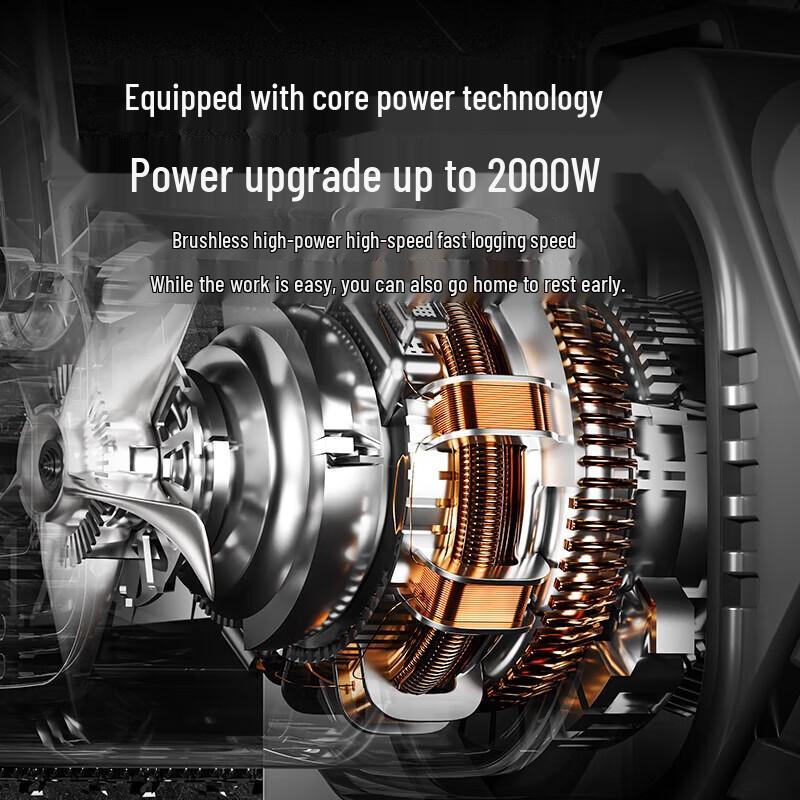 Nanwei 12-inch Cordless Brushless Chainsaw Kit CN plug (adapter included)