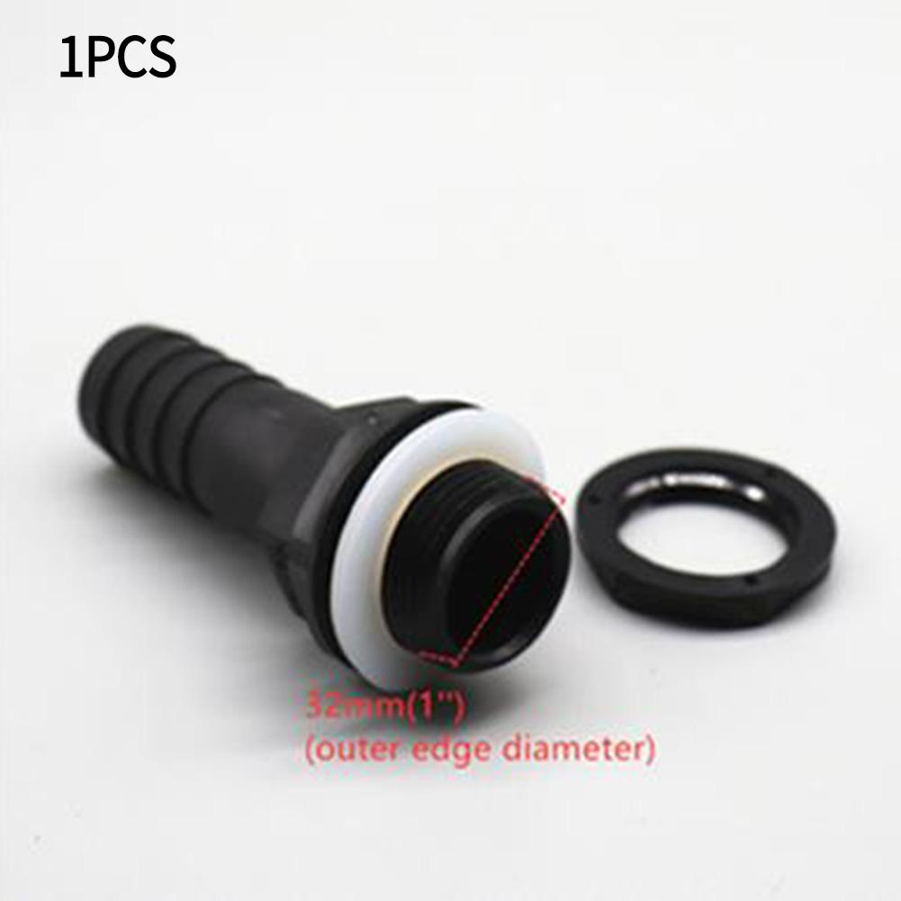 IBC Tank Outlet Adapter Fitting for Water Storage Tanks with Plastic Construction and Threaded Connection for Use