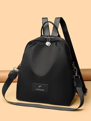 Women's Lightweight Waterproof Anti-theft Travel Backpack - Multifunctional Oxford Cloth Schoolbag