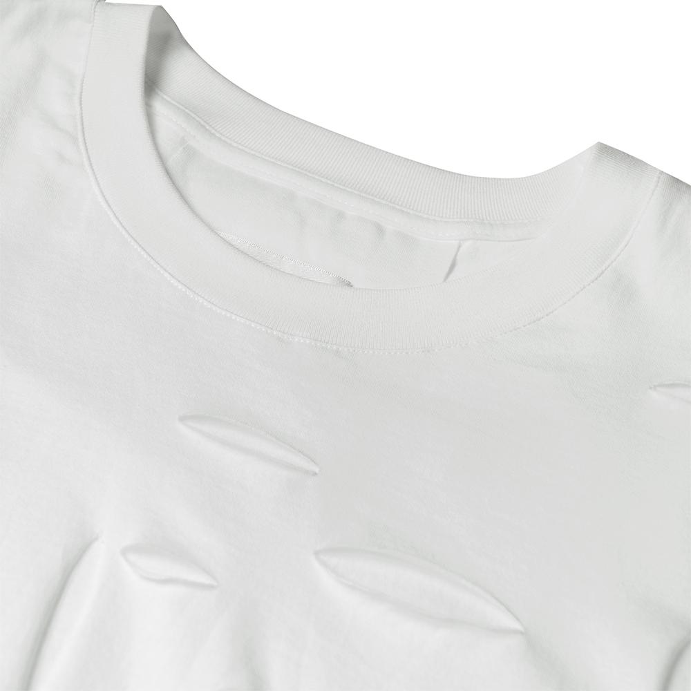 Givenchy 2 Layers Classic Fit Hole T Shirt BM71GL3Y8Y100