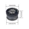 All Metal Extruder Gear Improved Extrusion Efficiency For K2P Plus 3D Printer Smooth Operating and Durability