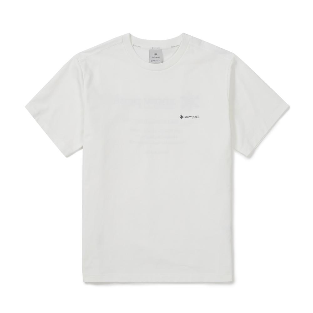 SNOWPEAK Kland Hybrid Short-Sleeve T-shirt Off White (S26MMDTS56)