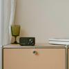 Sangean 50th Anniversary Wide FM Compatible FM Wood Compact Speaker WR-301 Radio/Bluetooth Speaker, Cabinet, Palm-Sized