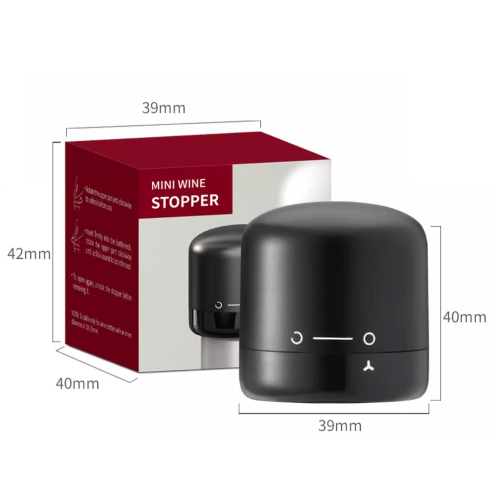 Vacuum Wine Stopper - Reusable Airtight Seal for Red/White Wine Bottles, Home Kitchen Mini Fresh Saver Cork