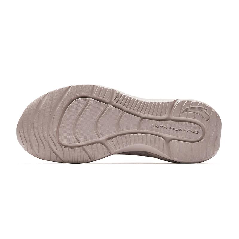 Anta Comfortable Simple Breathable Rebound Low-Top Casual Training Urban Commuting Short Distance Running Shoes Women Sneaker Lotus-Gray 922535508-5