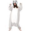 SAZAC Silver Wolf Fleece Kigurumi