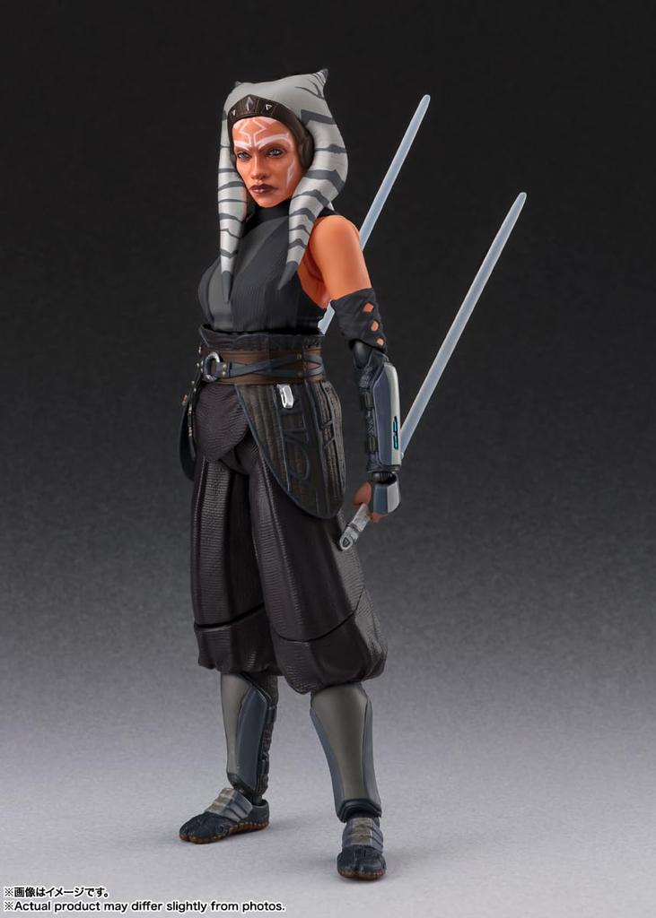TAMASHII NATIONS Ahsoka Tano 150mm malt bevegelig figur SHFiguarts (STAR WARS Ahsoka) Ca. PVC & ABS & klut