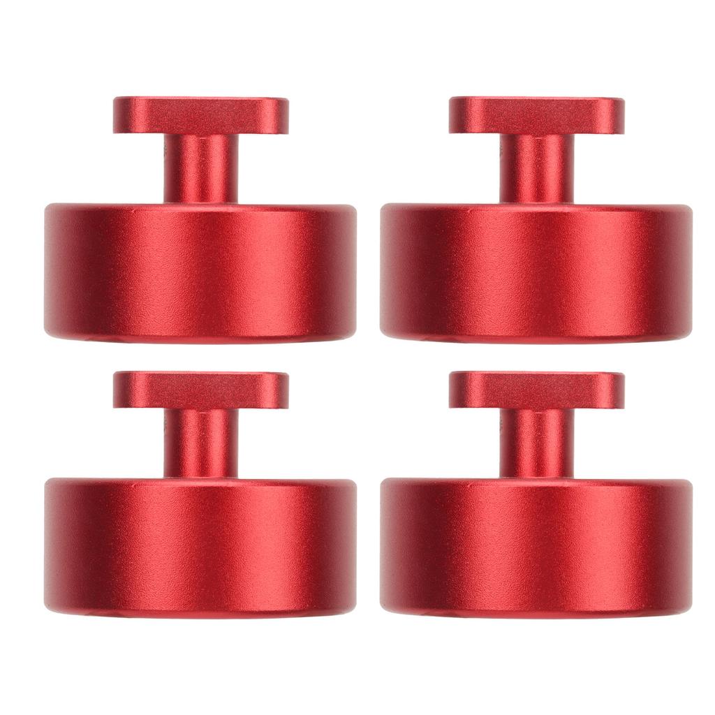 4PCS   Pad Billet Aluminum Lift Point   Adapter Pucks   Pad Stand for C7  51  06 C6‑ 06