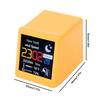 Mini Smart WIFI Weather Station Clock with Digital Screen DIY GIF Animations Desktop Mini Clock for Game Room Decoration