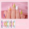 Nails Art Sticker Bronzing Nail Wraps Waterproof Gels Nail Strips with Nail File