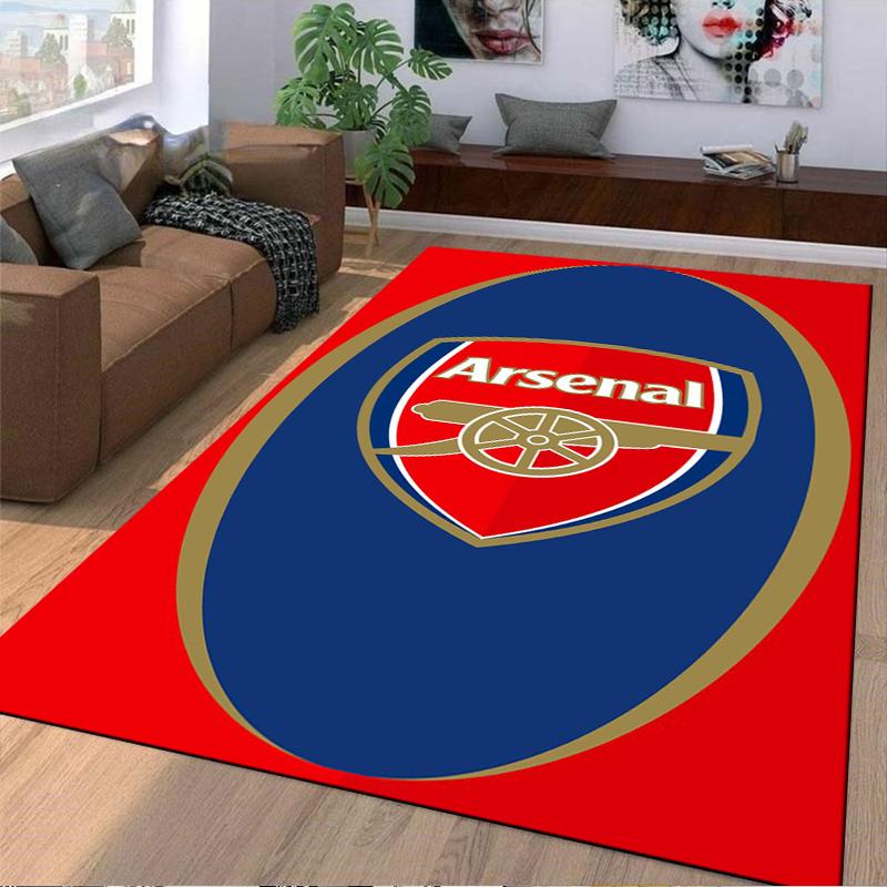 Arsenal Logo Designed floor mat, suitable as a non-slip mat for the living room or bedroom sofa