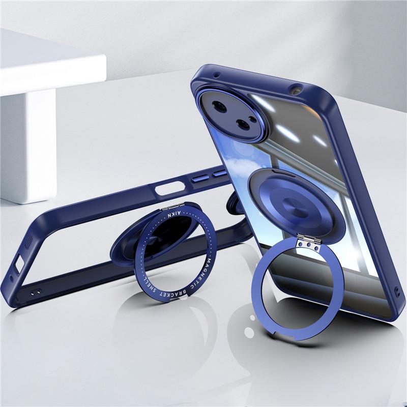 Full Cover Super Anti-drop 360 degrees Rotating Bracket Case With Lens Film For Sharp Aquos Wish 4 Wish4 Back Protection Shell
