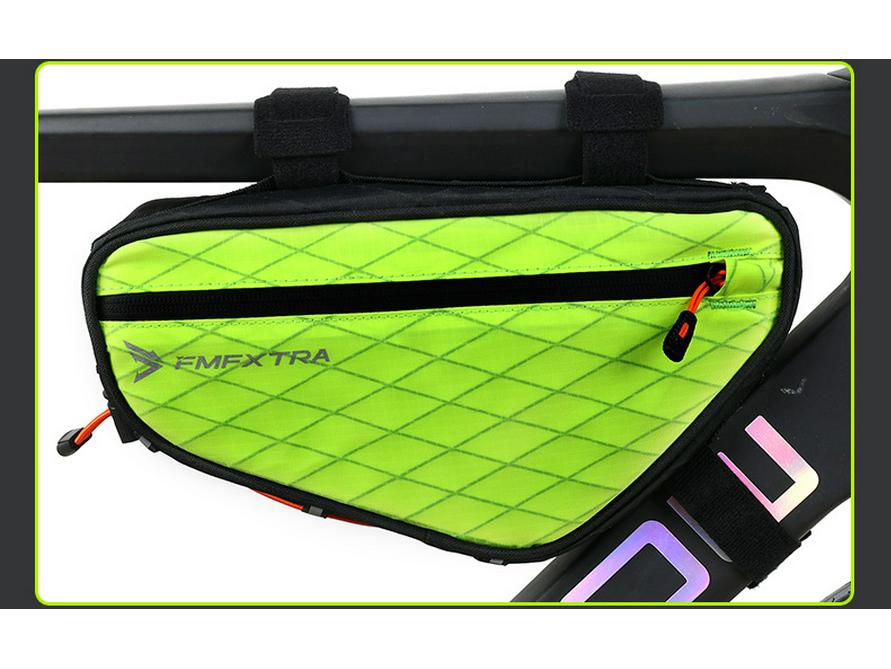1.7L Nylon Bike Triangle Top Tube Bag for Mountain & Road Cycling