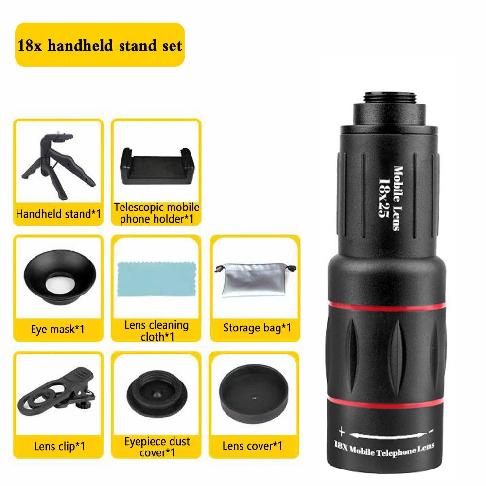 

Мобільний телефон Телеоб єктив Телеоб єктив Артефакт для зйомки концертів Зовнішня камера Монокуляр Телескоп високої роздільної здатності 28X 18X 28X